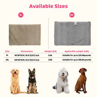 HKM-5520189 Ultra Soft Plush Dog Bed with Removable Washable Cover - Anti-Slip Mat for Medium to Large Pets, All-Season Comfort