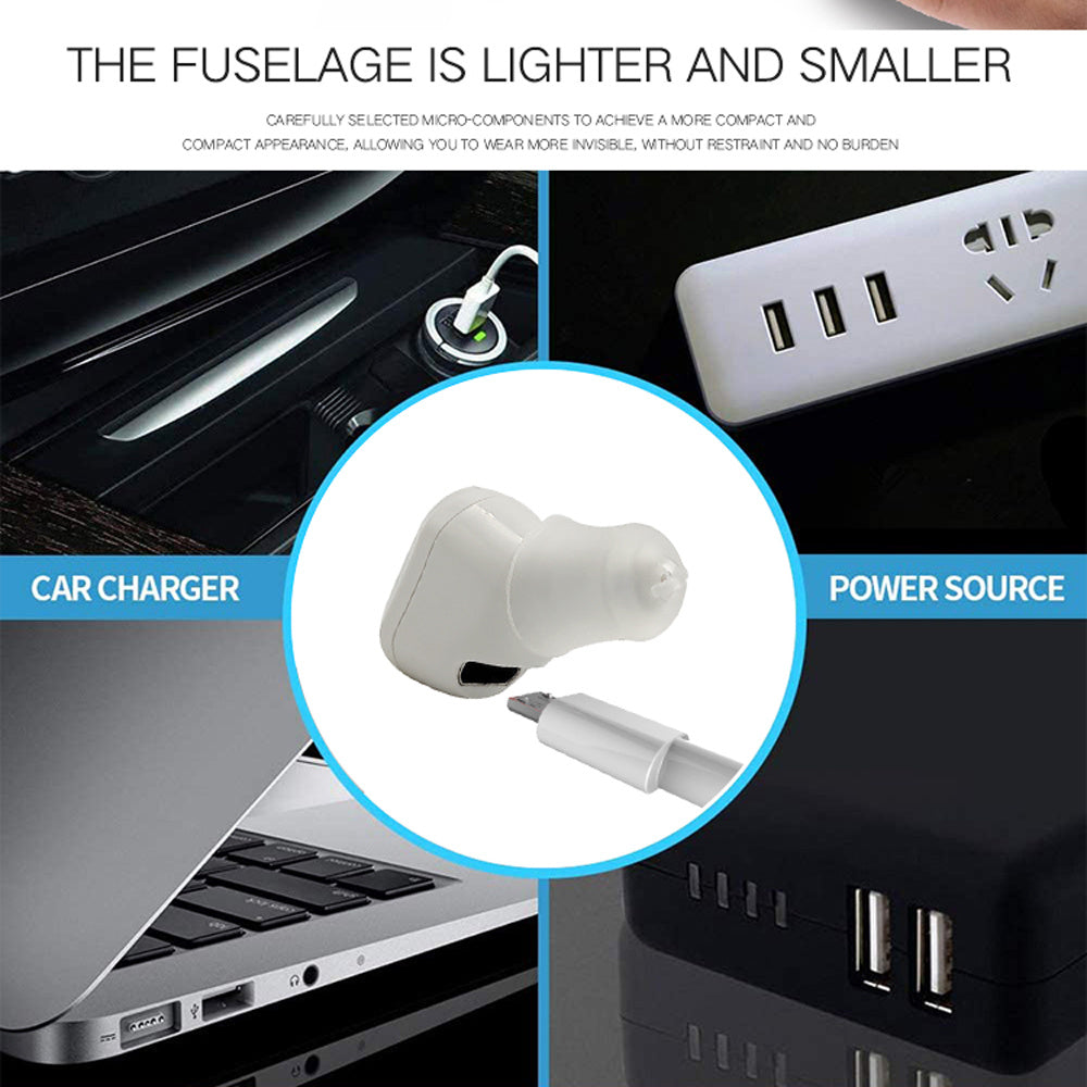 HKM-552083 Mini Rechargeable Invisible Digital Hearing Aid with Adjustable Sound Amplifier for Enhanced Hearing for Seniors