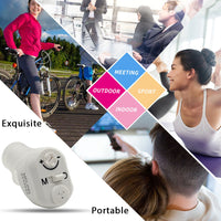 HKM-552083 Mini Rechargeable Invisible Digital Hearing Aid with Adjustable Sound Amplifier for Enhanced Hearing for Seniors