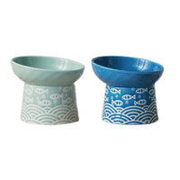 HKM-5521725 Pet Ceramic Bowl in Japanese Style - 200ml Capacity, Available in Multiple Colors