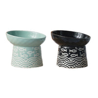 HKM-5521725 Pet Ceramic Bowl in Japanese Style - 200ml Capacity, Available in Multiple Colors