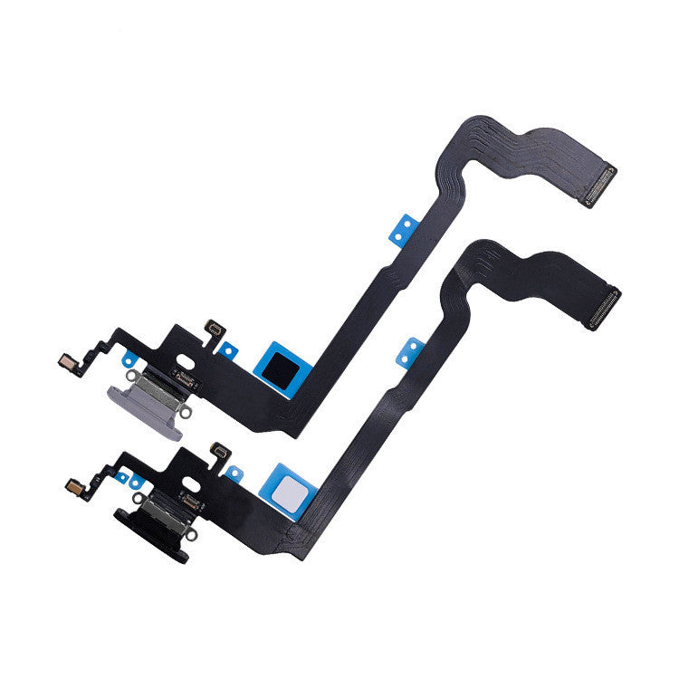 HKM-552275 Disassembled Tail Plug Charging Cable Compatible with iPhone X, Plastic Material, Black Color
