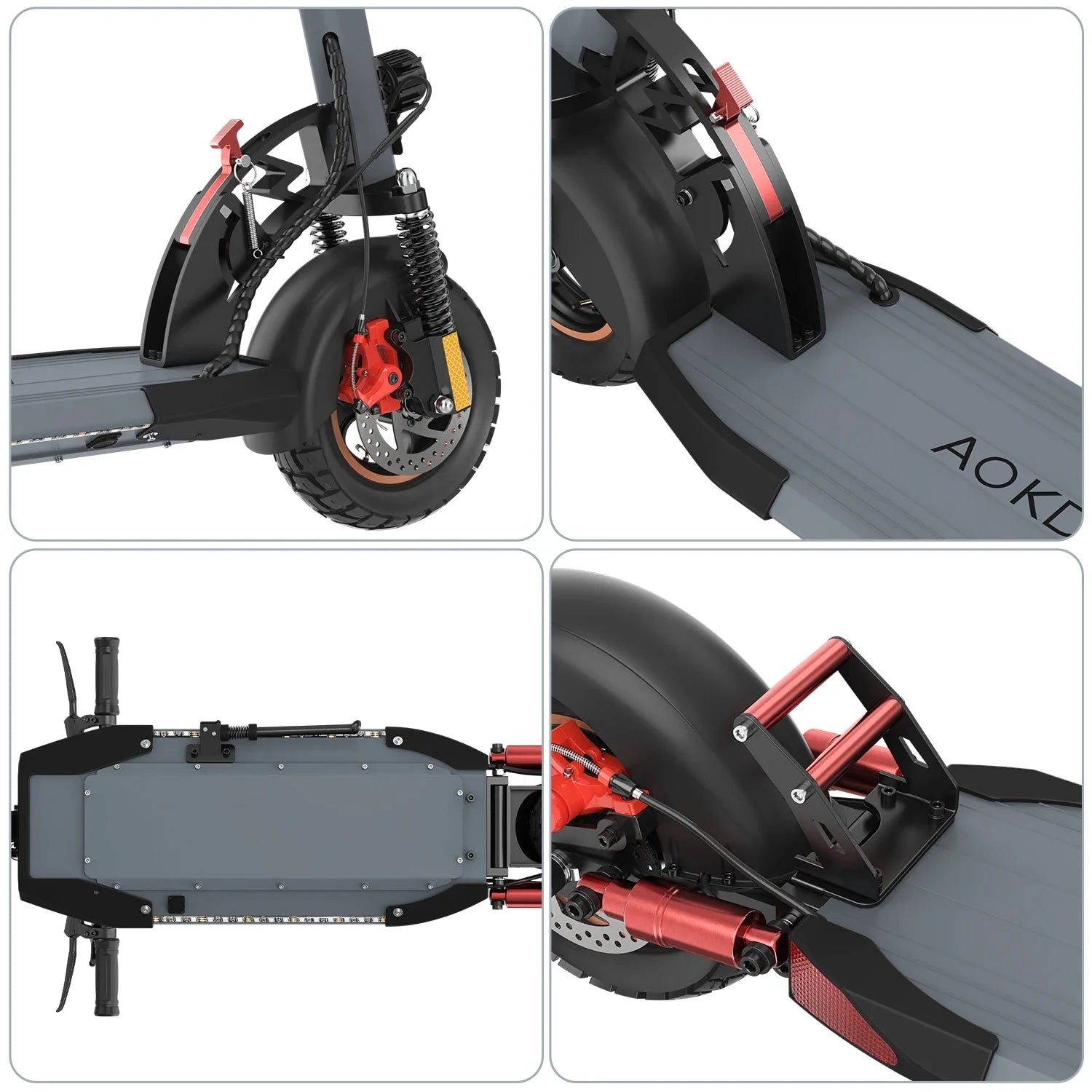 HKM-552275 Foldable 10-Inch Electric Scooter with 800W Motor, Max Speed 45 km/h, Dual Suspension, Lightweight & Waterproof for Youth and Adults