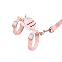 HKM-5523005 Adjustable Bee Shape Cat Harness with Rope - Pink, Yellow, Blue in Sizes S and M