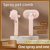 HKM-5523133 Pet Anti-Fly Hair Comb with Blue Light Sterilization - Multiple Colors Available