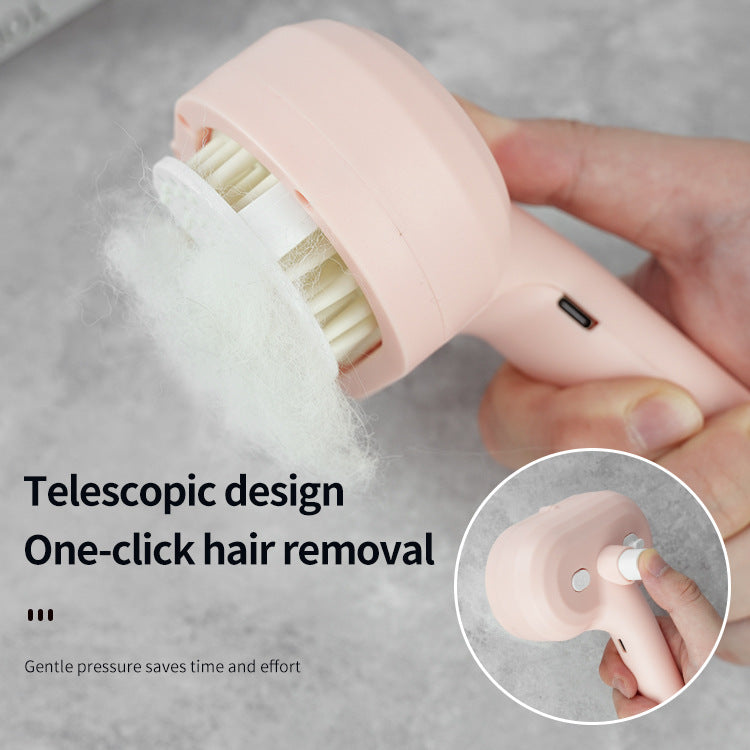 HKM-5523133 Pet Anti-Fly Hair Comb with Blue Light Sterilization - Multiple Colors Available