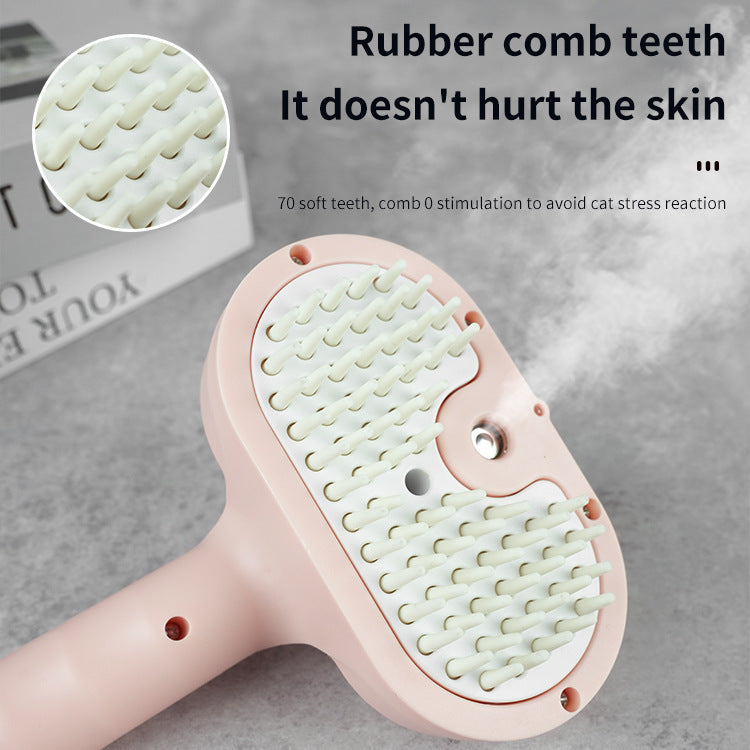 HKM-5523133 Pet Anti-Fly Hair Comb with Blue Light Sterilization - Multiple Colors Available