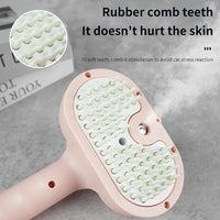 HKM-5523133 Pet Anti-Fly Hair Comb with Blue Light Sterilization - Multiple Colors Available