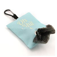 HKM-5523773 Dog Waste Bag Storage Dispenser - Portable Canvas Poop Bags Organizer in Various Colors