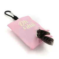HKM-5523773 Dog Waste Bag Storage Dispenser - Portable Canvas Poop Bags Organizer in Various Colors