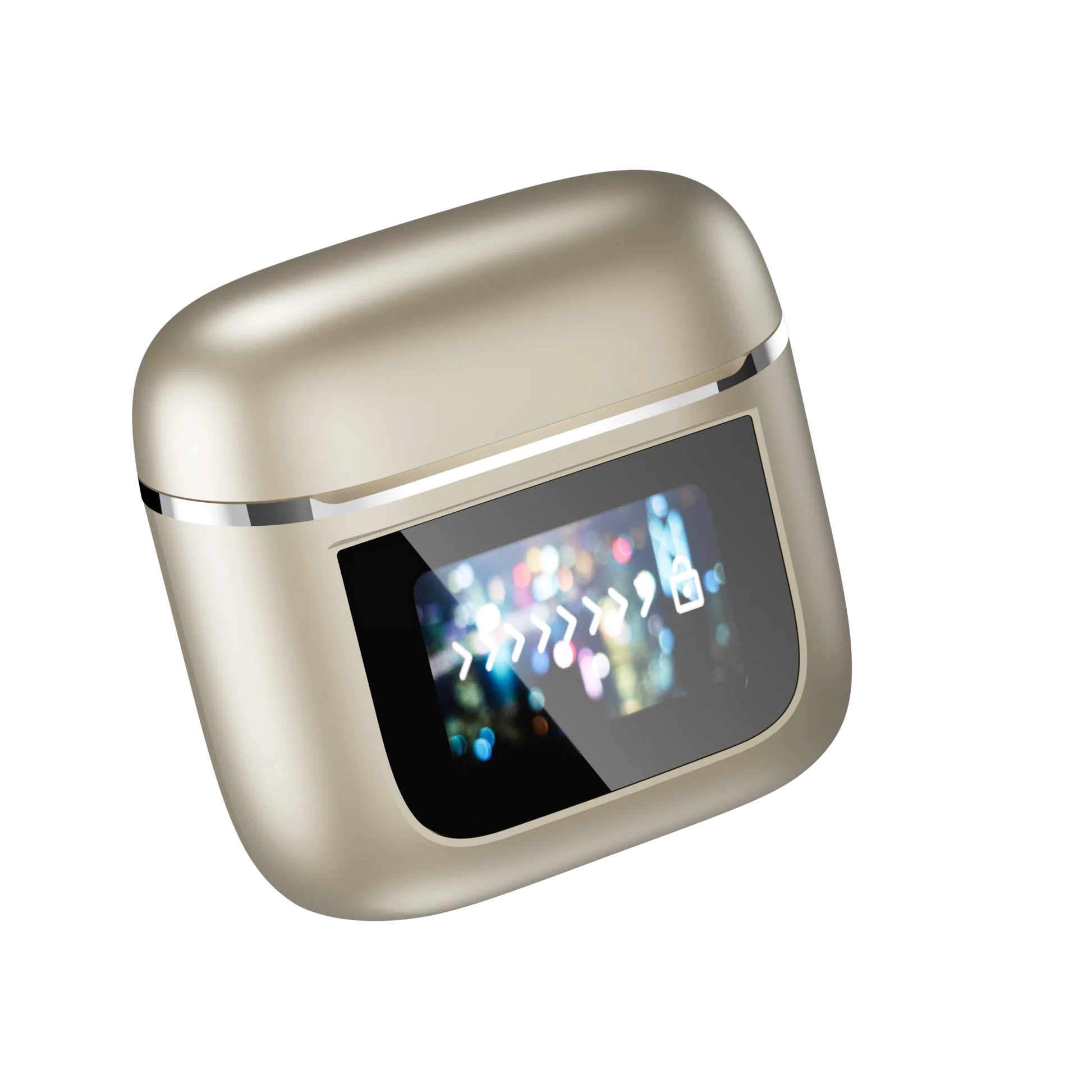 HKM-552403 Wireless TWS Earbuds with Touch Control and Low Latency, Bluetooth 5.4, LCD Battery Indicator