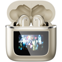 HKM-552403 Wireless TWS Earbuds with Touch Control and Low Latency, Bluetooth 5.4, LCD Battery Indicator