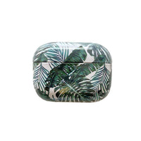 HKM-552467 Tropical Leaf Soft TPU Earphone Case for AirPods 1st/2nd Gen & Pro