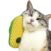 HKM-5524797 Wall-Mounted Catnip Toy Balls with Massage Brush and Self-Grooming Features for Indoor Cats