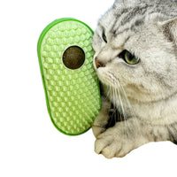 HKM-5524797 Wall-Mounted Catnip Toy Balls with Massage Brush and Self-Grooming Features for Indoor Cats