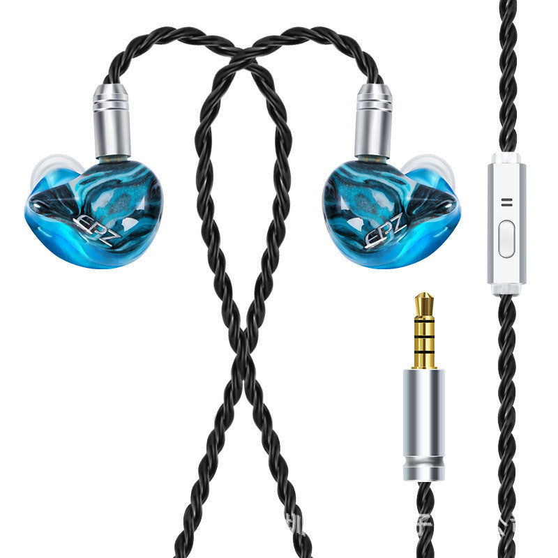 HKM-552723 Dynamic In-Ear Hi-Fi Headphones with Noise Isolation and Heavy Bass for Gaming and Music