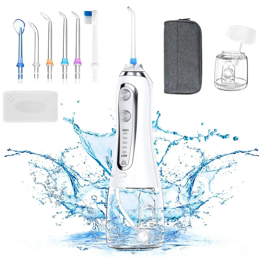 HKM-552723 Portable Cordless Electric Dental Water Flosser with Waterproof Design and Customised Features