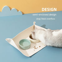HKM-5527485 Waterproof and Oil-Resistant PU Leather Anti-Slip Pad for Cats