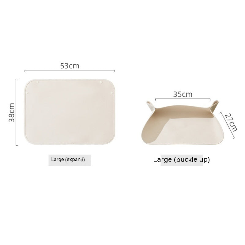 HKM-5527485 Waterproof and Oil-Resistant PU Leather Anti-Slip Pad for Cats