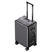 HKM-552787 Aluminium Frame Hard Case Trolley Bag for Travel and Custom PC Storage