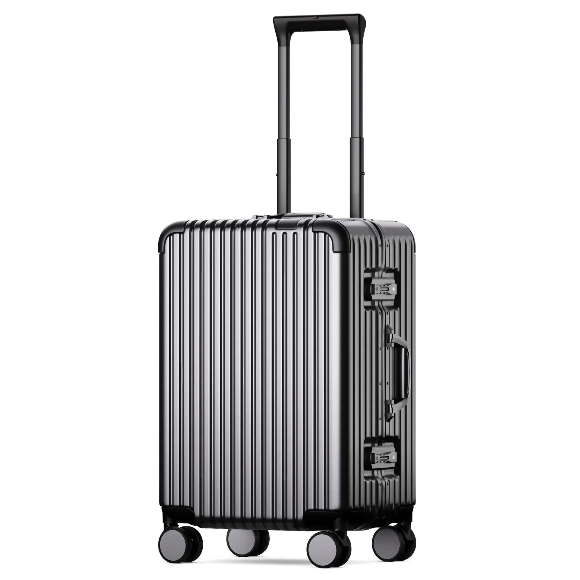 HKM-552787 Aluminium Frame Hard Case Trolley Bag for Travel and Custom PC Storage