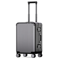 HKM-552787 Aluminium Frame Hard Case Trolley Bag for Travel and Custom PC Storage
