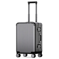 HKM-552787 Aluminium Frame Hard Case Trolley Bag for Travel and Custom PC Storage