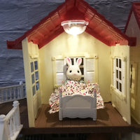 HKM-552851 Forest Family Big Villa Set - Mini Doll House Playset for Role Play and Educational Fun