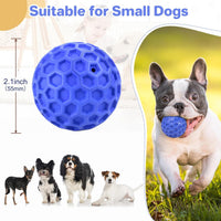 HKM-5528765 Indestructible Squeaky Dog Ball for Aggressive Chewers - Waterproof, Teeth Cleaning Interactive Chew Toy for Large Breeds