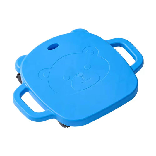 HKM-552979 Four-Wheel Balance Scooter for Sensory Training and Coordination - Children's Seated Skateboard with Silent Wheels