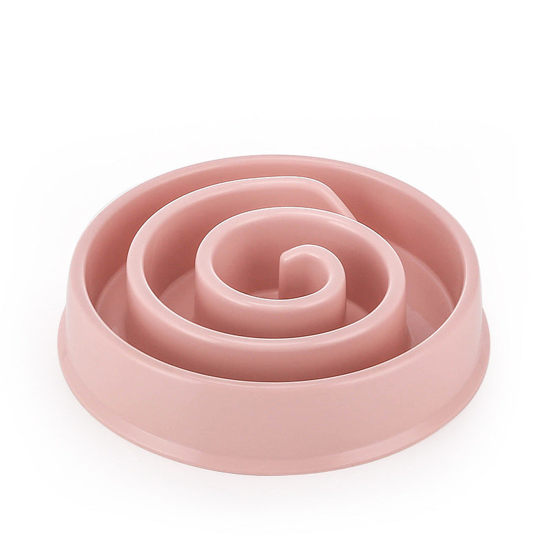 HKM-5531069 Slow Feed Anti-Tipping Pet Bowl - Split Design in Various Colors