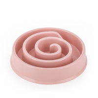 HKM-5531069 Slow Feed Anti-Tipping Pet Bowl - Split Design in Various Colors