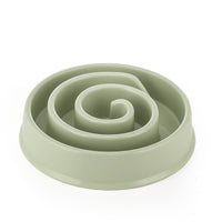 HKM-5531069 Slow Feed Anti-Tipping Pet Bowl - Split Design in Various Colors