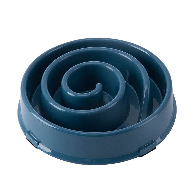 HKM-5531069 Slow Feed Anti-Tipping Pet Bowl - Split Design in Various Colors