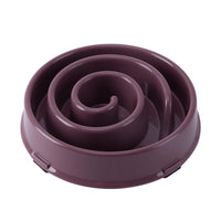 HKM-5531069 Slow Feed Anti-Tipping Pet Bowl - Split Design in Various Colors