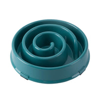 HKM-5531069 Slow Feed Anti-Tipping Pet Bowl - Split Design in Various Colors