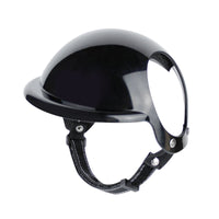 HKM-5532093 Pet Motorcycle Safety Helmet for Dogs and Cats - Monochrome Design in Black and Pink, Sizes S, M, L