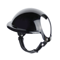 HKM-5532093 Pet Motorcycle Safety Helmet for Dogs and Cats - Monochrome Design in Black and Pink, Sizes S, M, L