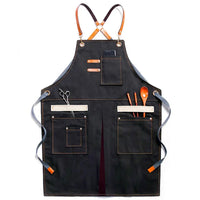 HKM-553427 Stylish Eco-Friendly Cowboy Apron for Hairdressers, Baristas, and Florists