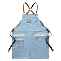HKM-553427 Stylish Eco-Friendly Cowboy Apron for Hairdressers, Baristas, and Florists