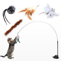 HKM-5535677 Plush Mouse Chick Cat Toy with Feather Tumbler for Playful Pets