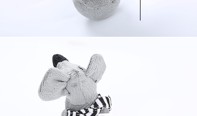 HKM-5535677 Plush Mouse Chick Cat Toy with Feather Tumbler for Playful Pets