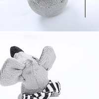 HKM-5535677 Plush Mouse Chick Cat Toy with Feather Tumbler for Playful Pets