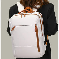 HKM-553619 Waterproof USB Charging Laptop Backpack for Outdoor Use with Computer Mezzanine