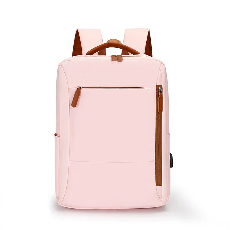 HKM-553619 Waterproof USB Charging Laptop Backpack for Outdoor Use with Computer Mezzanine