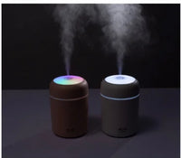 HKM-553747 Portable Mini USB Humidifier with LED Light and Essential Oil Diffuser, 300ml Aroma Spray for Home and Car