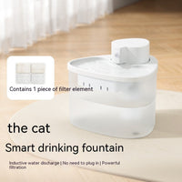 HKM-5538877 Cat Water Fountain with Induction Water Outlet and 2L Capacity