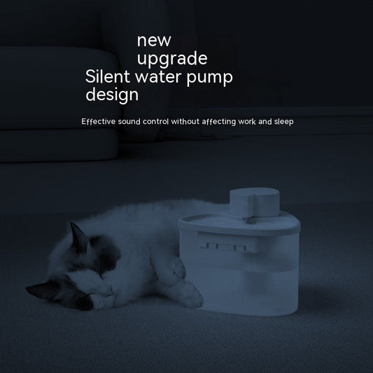 HKM-5538877 Cat Water Fountain with Induction Water Outlet and 2L Capacity