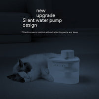 HKM-5538877 Cat Water Fountain with Induction Water Outlet and 2L Capacity