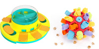 HKM-5539005 Leaky Bear & Bulb Tumbler Educational Toys for Dogs and Cats - Multiple Colors Available